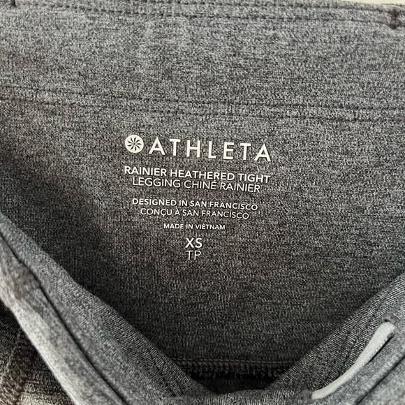 Athleta Rainier heathered tight size XS grey - Picture 6 of 9
